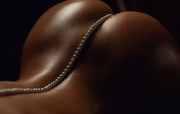 Buttocks, beads, Sergey Sorokin