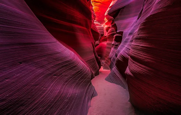 AZ, gorge, USA, antelope canyon