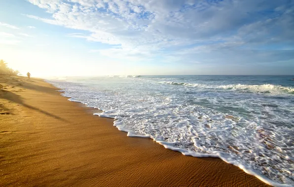 Sand, sea, beach, beach, sea, sand, shore