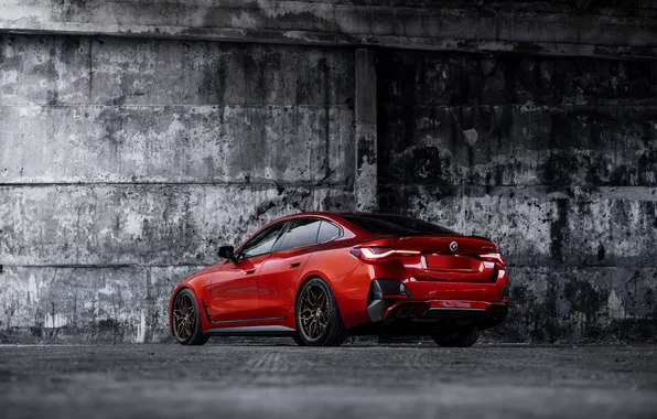BMW, Red, Rear, BMW M440, M440