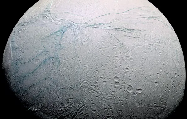 Picture planet, satellite, Enceladus