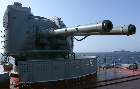 Cruiser, Peter The Great, gun mount, AK-130
