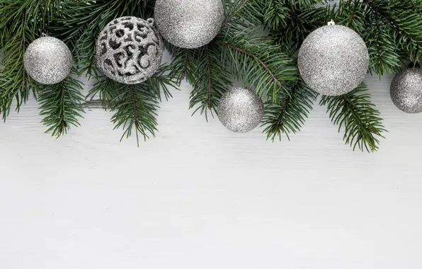 Decoration, balls, Christmas, New year, christmas, balls, wood, decoration