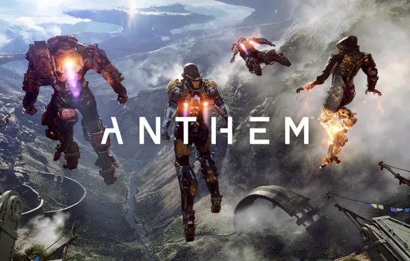 Picture robot, the exoskeleton, action, bioware, action, Anthem