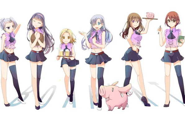 Picture girl, art, Nanatsu no Taizai