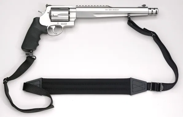 Picture revolver, Magnum, strap