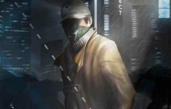 Picture art, game, art, Aiden Pearce, watch dogs