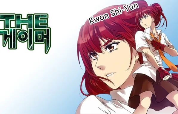 Look, girl, skirt, tie, gloves, girl, shirt, martial arts