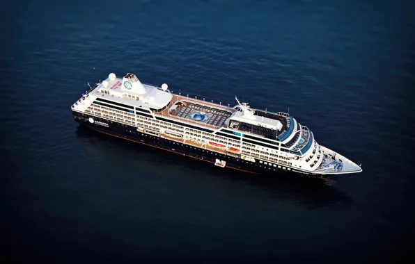 Picture The ocean, Sea, Liner, The ship, Passenger ship, Cruise Ship, Passenger Ship, Cruise Line