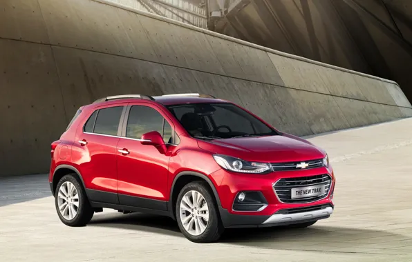 Red, Chevrolet, red, car, metallic, trax