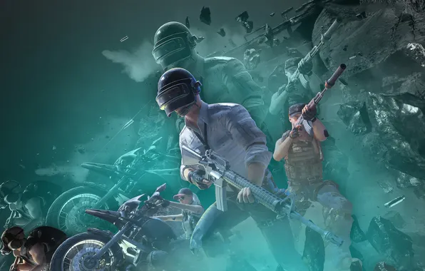 Weapons, soldiers, PlayerUnknown's Battlegrounds