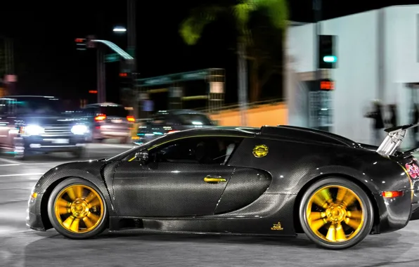 Bugatti, Veyron, Mansory, Linea, Vincero, d'oro