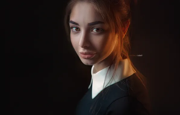 Eyes, look, girl, portrait, Alexander Drobkov-Light, Sue Tikhonova