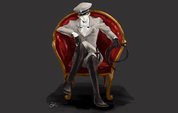 Chair, art, Attack Of The Titans, Shingeki No Kyojin, corporal Levi, Levi