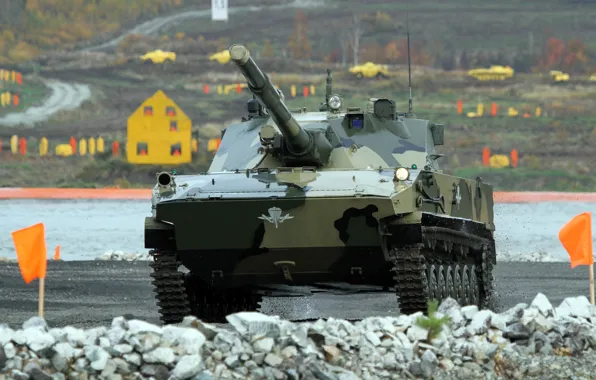 Test, 2С25, object 952, Russian airborne self-propelled anti-tank gun, Sprut-SD