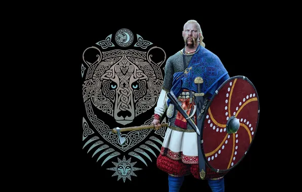 Sword, Axe, Shield, A hacking, Joan Francesc Oliveras Pallerols, Prince Svyatoslav, Grand prince Sviatoslav of …