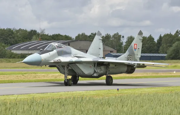 Picture fighter, the airfield, MiG-29, The MiG-29, Of the air force of Slovakia