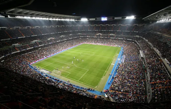 Picture football, real Madrid, stadium, the audience, Santiago Bernabeu
