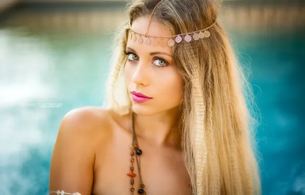 Look, decoration, close-up, background, model, portrait, makeup, hairstyle