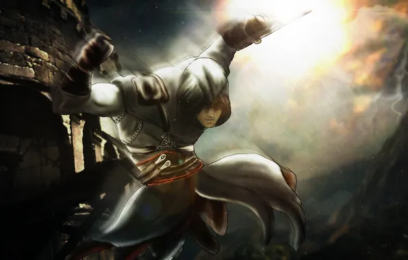 Jump, assassins creed, killer, altair