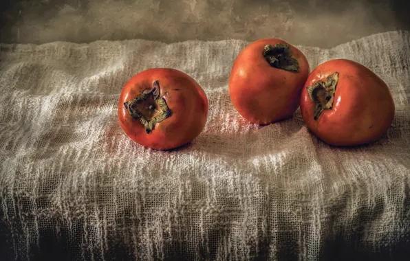 Food, treatment, fruit, still life, persimmon, Wallpaper from lolita777, retro style