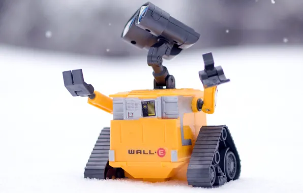 Picture winter, snow, Russia, WALL-E