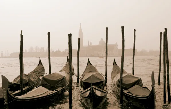 Picture city, the city, Italy, Venice, channel, Italy, gondola, Venice