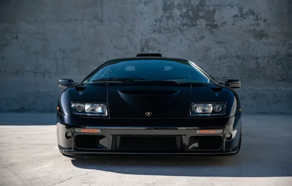 Lamborghini, front view, Diablo, Lamborghini, The Lamborghini Diablo GT