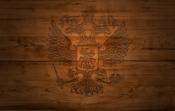 Picture tree, coat of arms, Russia, double-headed eagle