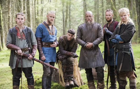 Picture background, Vikings, sons, The Vikings, Travis Fimmel, Ragnar Lothbrok