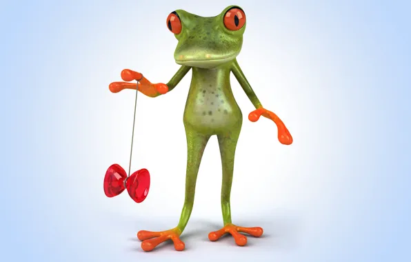 Picture frog, frog, cartoon, funny