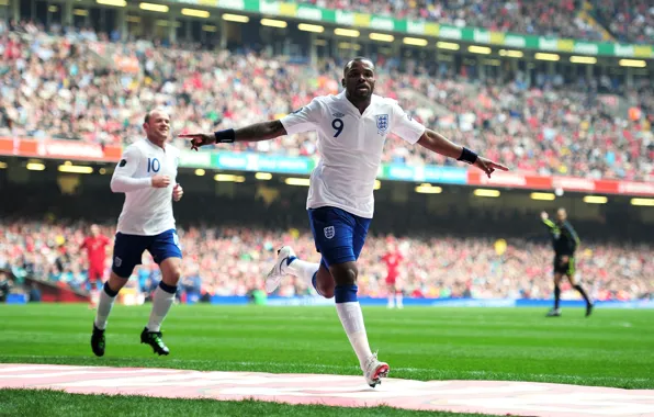 England, rooney, daren bent, wembley