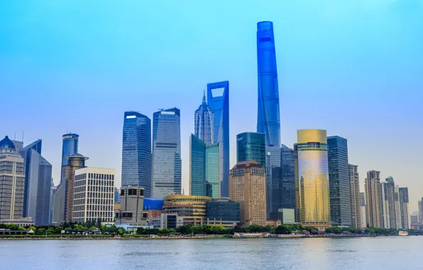 The city, Skyscrapers, China, The Urban Landscape