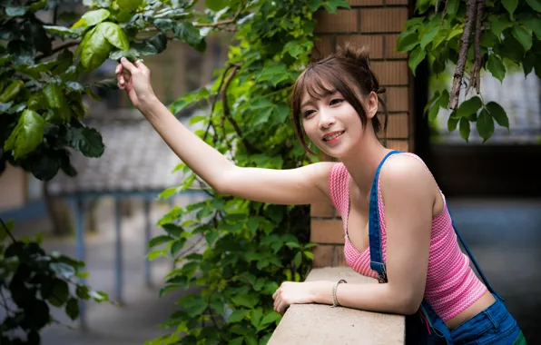 Girl, sexy, smile, Asian, cutie