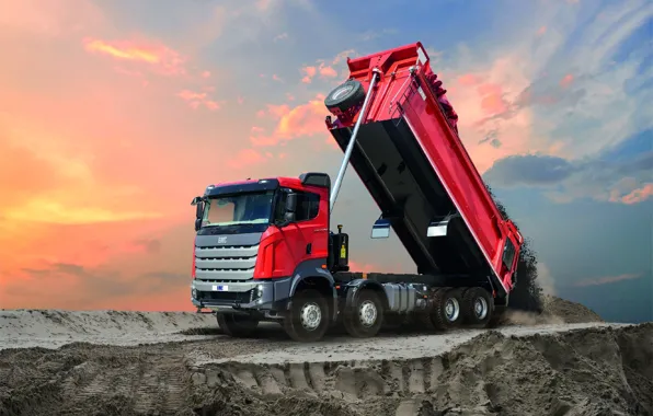 8x4, dump truck, BMC, Tugra