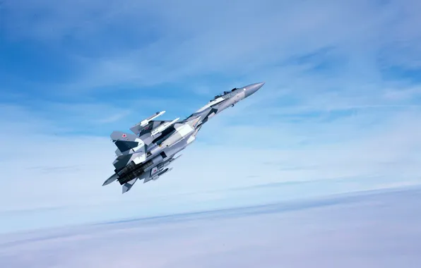 Picture aircraft, military, aviation, Su-35