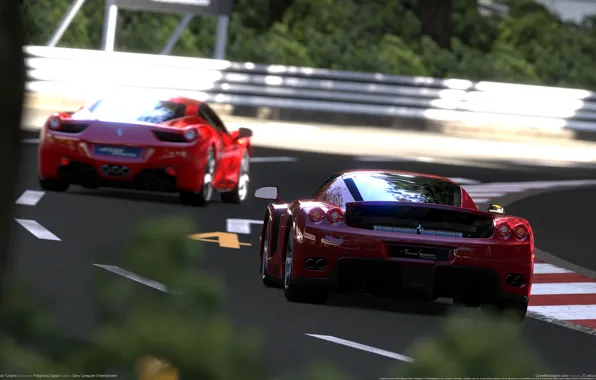 Picture race, ferrari, gran turismo 5, Ferrari