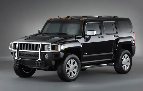 Picture black, Hummer, the front part