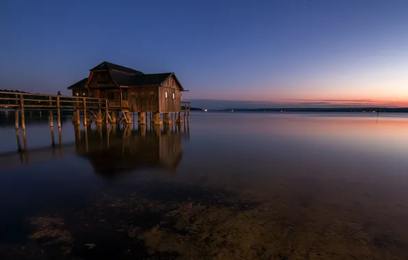 Sunset, lake, home, Germany, photographer, pierce, Michael Boehm Countries