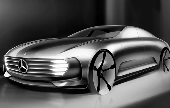 Picture design, Mercedes-Benz, hybrid, 2015, Intelligent Aerodynamic Automobile, Concept IAA