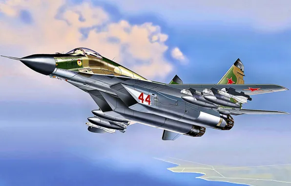 USSR, The MiG-29, THE SOVIET AIR FORCE, (9-13), 115 GvIAP, the second production version