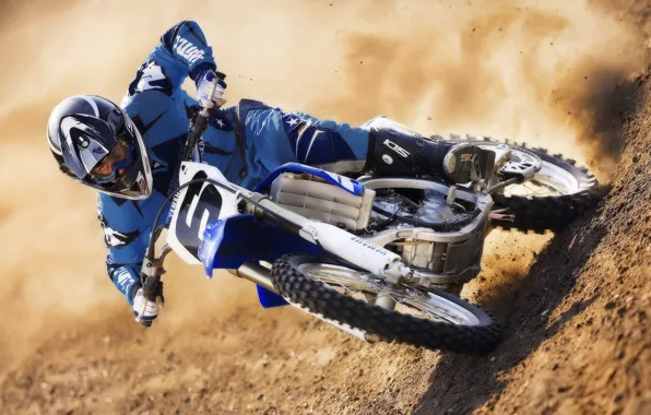 Picture sand, motorcycle, motocross