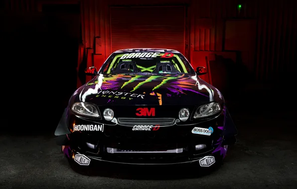 Picture Toyota, front, Monster Energy, Drift Car
