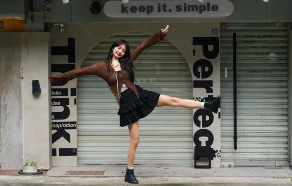 Girl, legs, Asian