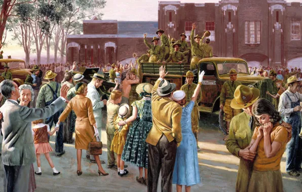 Picture, goodbye, Mort Kunstler, Goodbye, Dear