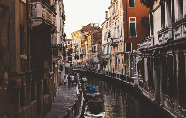 Home, Street, Channel, Boats