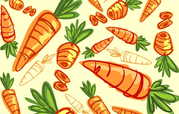 Background, texture, carrots, vegetables