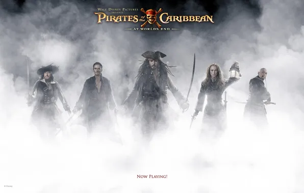 Fog, Pirates of the Caribbean, Captain Jack Sparrow, Elizabeth, Pirates of the Caribean-At Worlds End, …