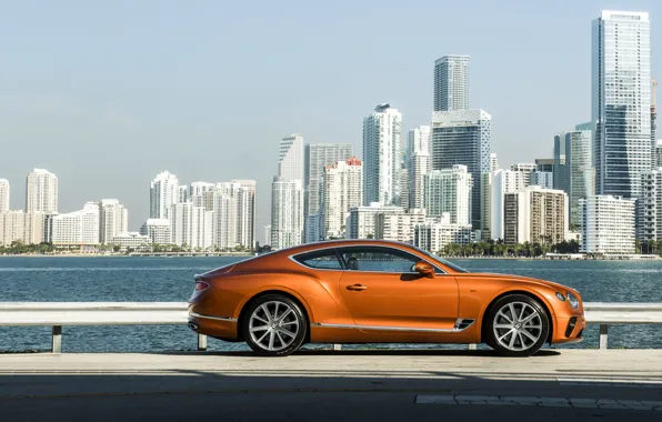Picture coupe, Bentley, promenade, 2019, Continental GT V8