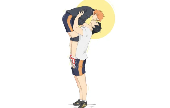 Art, Volleyball, Haikyuu, Kageyama, Tobio, Hinata,, by wrack spurt